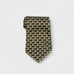 Vintage Rene Chagal Handmade Tessy Bear Silk Tie